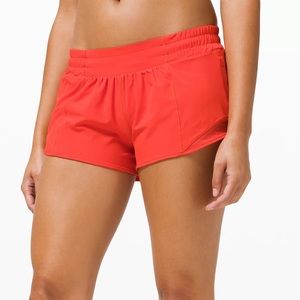 Lululemon Women’s Run Low Rise shorty Hot Short 2.5”